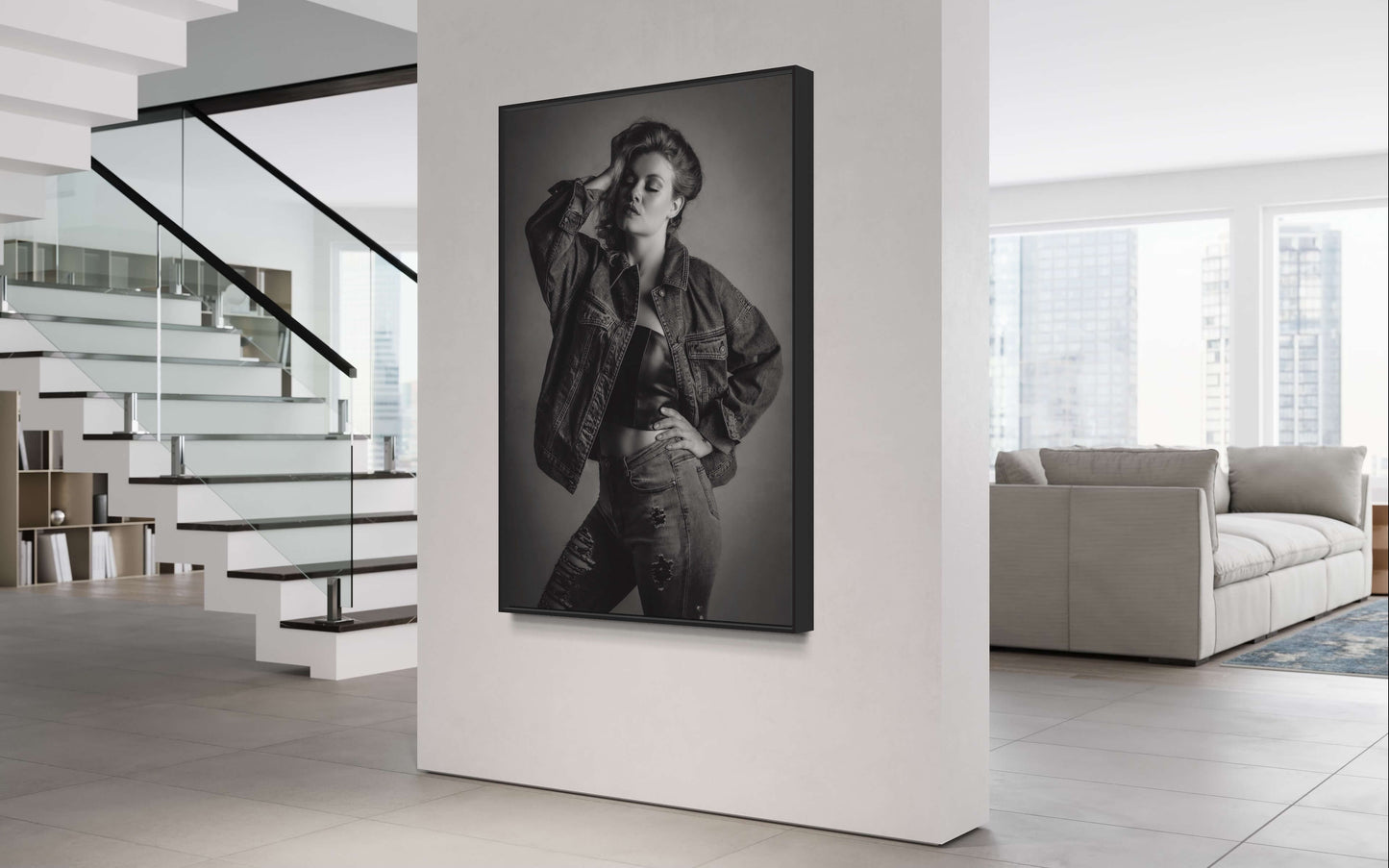 Zoe | Framed Limited Edition Photography, Black and White Female Portrait