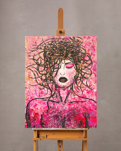 Blossom Within - Original Acrylic Painting
