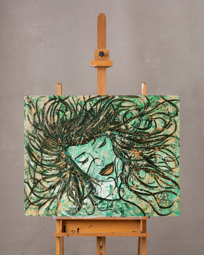 Dancing Breeze - Original Acrylic Painting