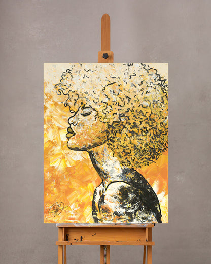Feeling the Sun - Original Acrylic Painting