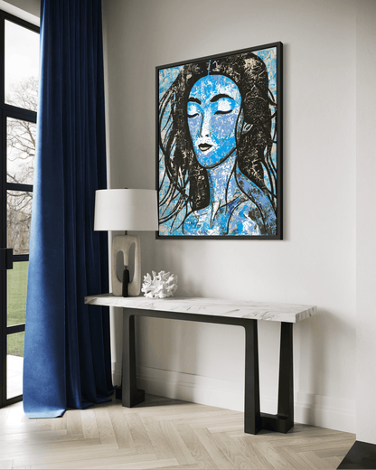 Frozen Serenity - Original Acrylic Painting