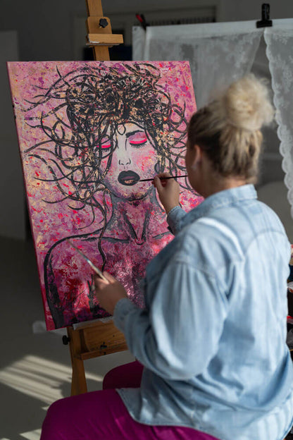 Blossom Within - Original Acrylic Painting