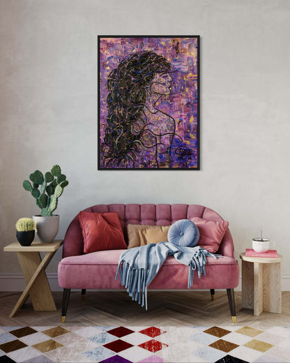 Moonlit Secrets - Original Acrylic Painting