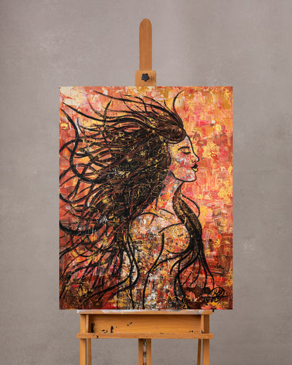 Through the Fire - Original Acrylic Painting