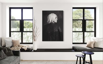 Charlize | Framed Limited Edition Photography, Black and White Female Portrait