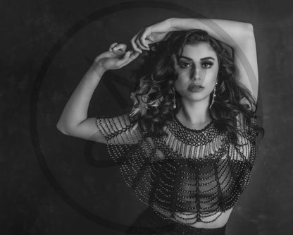 Dvita | Framed Limited Edition Photography, Black and White Female Portrait