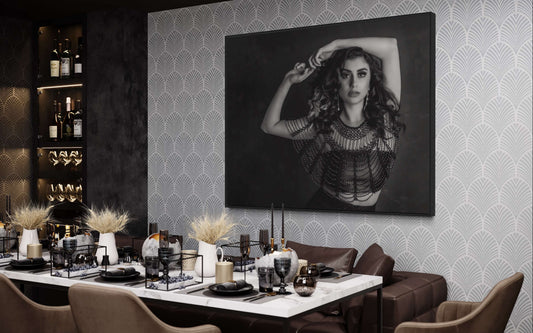 Dvita | Framed Limited Edition Photography, Black and White Female Portrait
