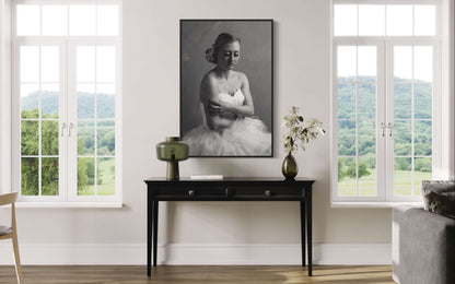 Ines  | Framed Limited Edition Photography, Black and White Female Portrait