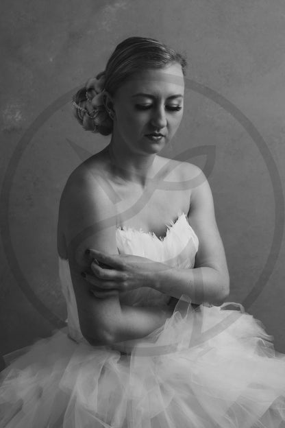 Ines  | Framed Limited Edition Photography, Black and White Female Portrait