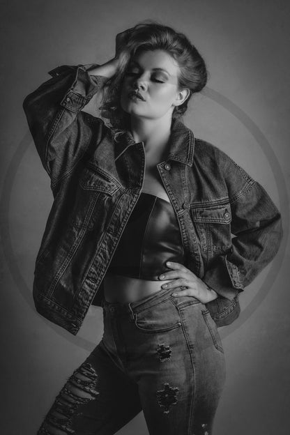 Zoe | Framed Limited Edition Photography, Black and White Female Portrait