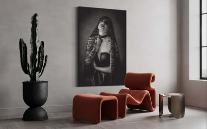 Nova | Framed Limited Edition Photography, Black and White Female Portrait