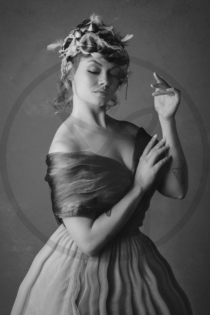 Olive | Framed Limited Edition Photography, Black and White Female Portrait