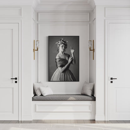 Olive | Framed Limited Edition Photography, Black and White Female Portrait