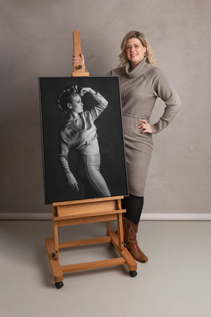 Cosima | Framed Limited Edition Photography, Black and White Female Portrait